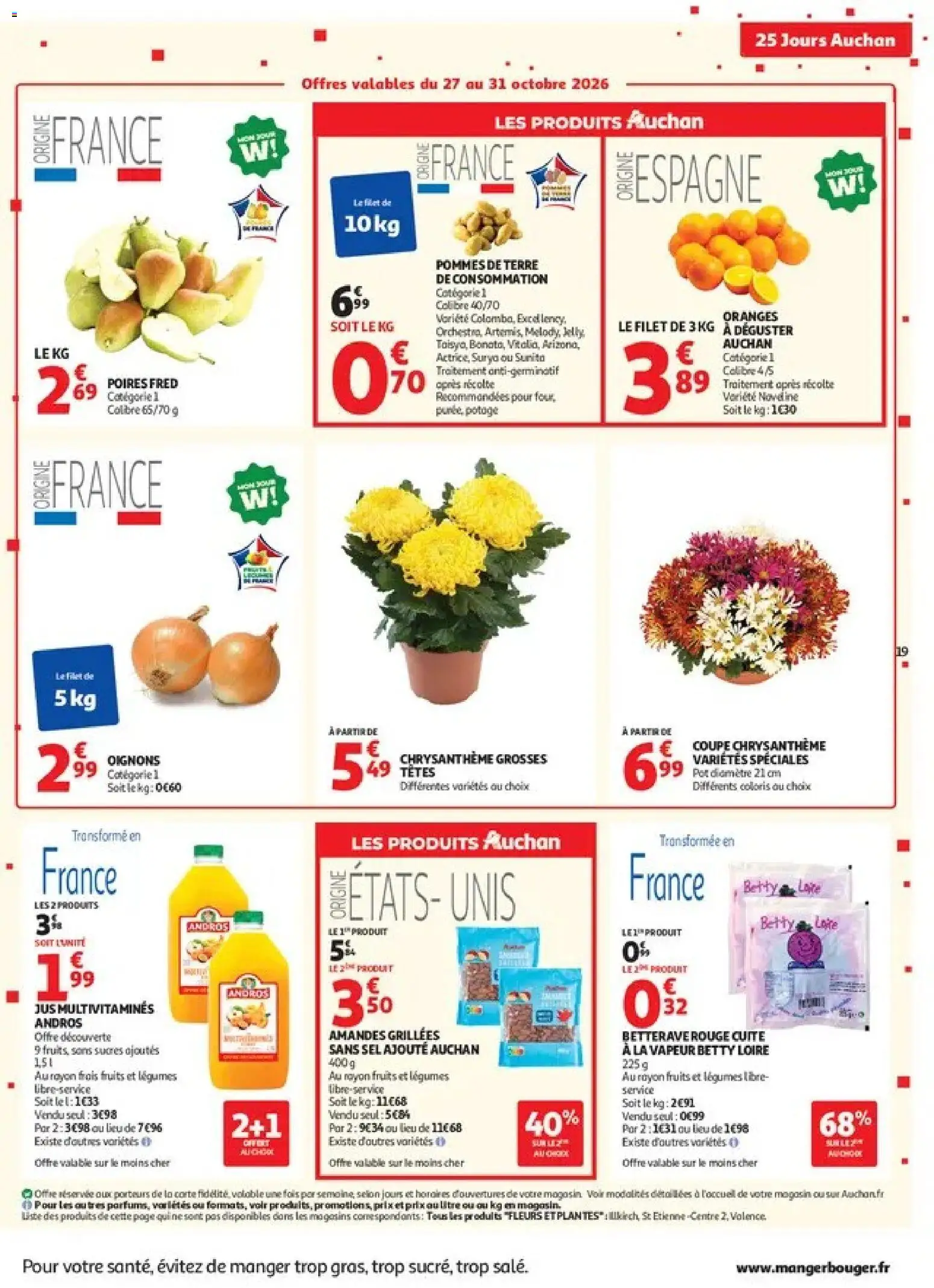 Prévisualisation de Auchan catalogue du magasin Auchan formulaire valide 27/10/2026
