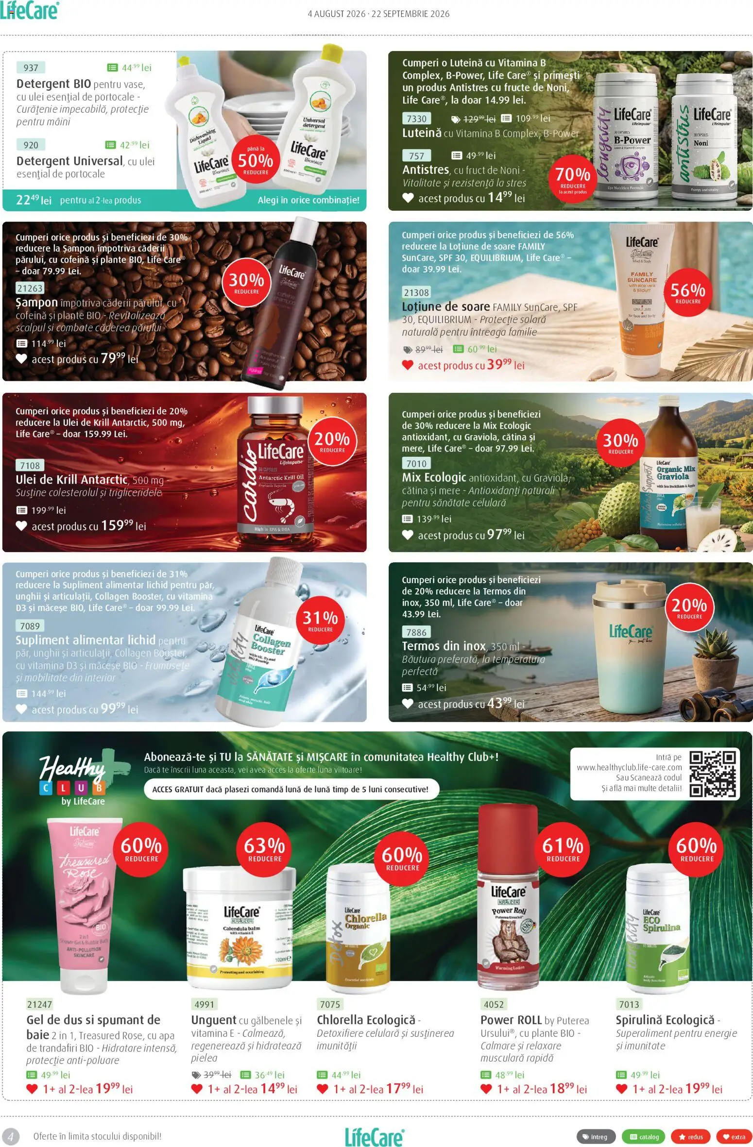 Previzualizarea de cataloage: Life Care Life Care Catalog valabil de la 04.08.2026
