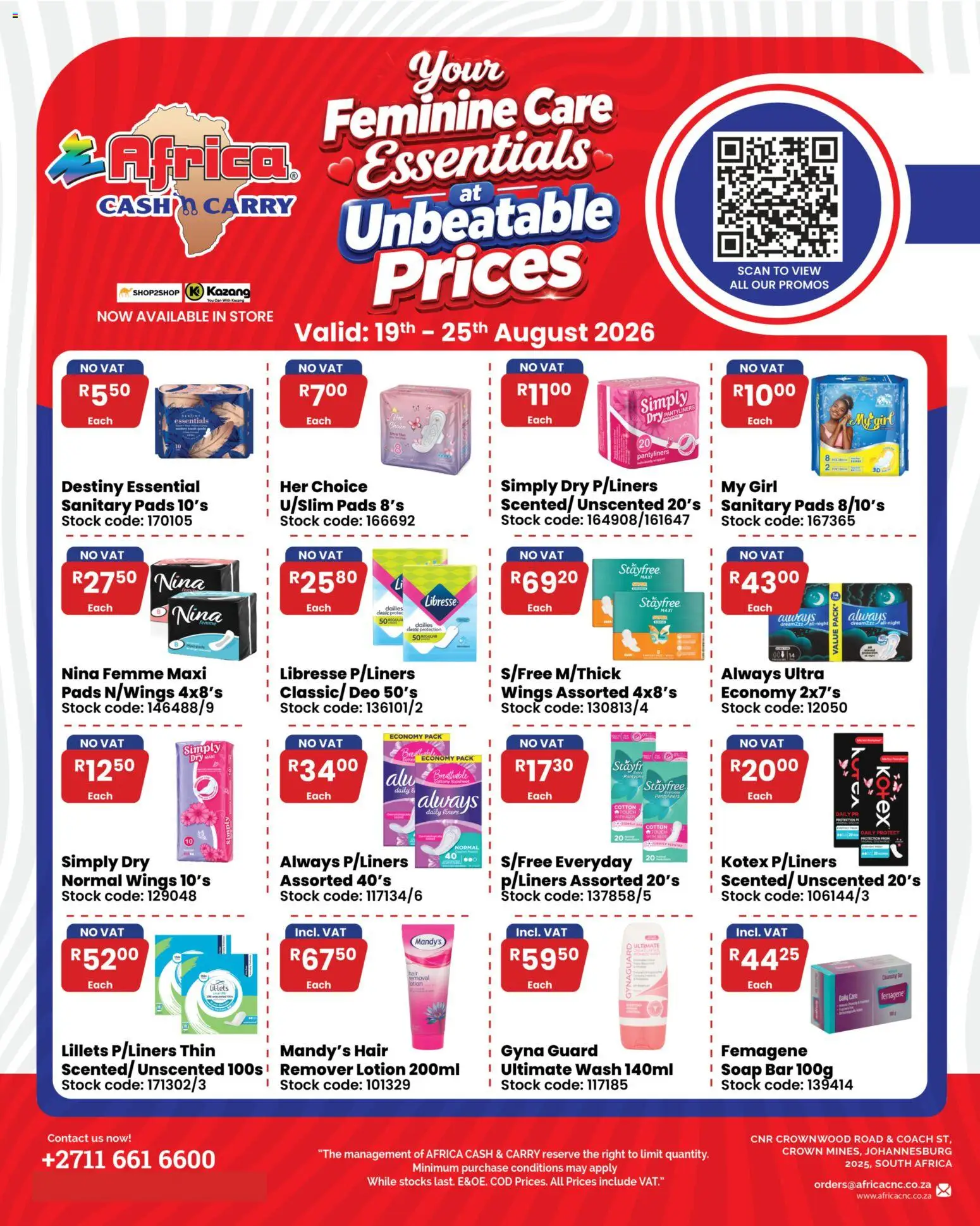 Preview of Africa Cash & Carry flyer valid from 19/08/2026