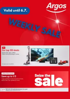 Preview of Argos Argos catalogue valid from 30/06/2026