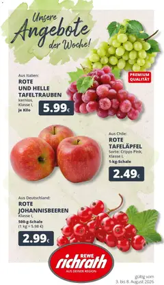 Vorschau von dem Prospekt des Geschäftes Rewe, gültig ab dem 03.08.2026
