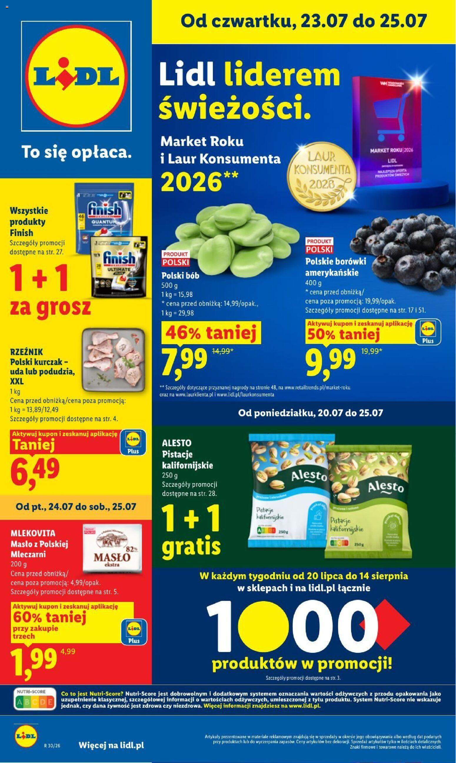 Nowa gazetka Lidl 23.07.