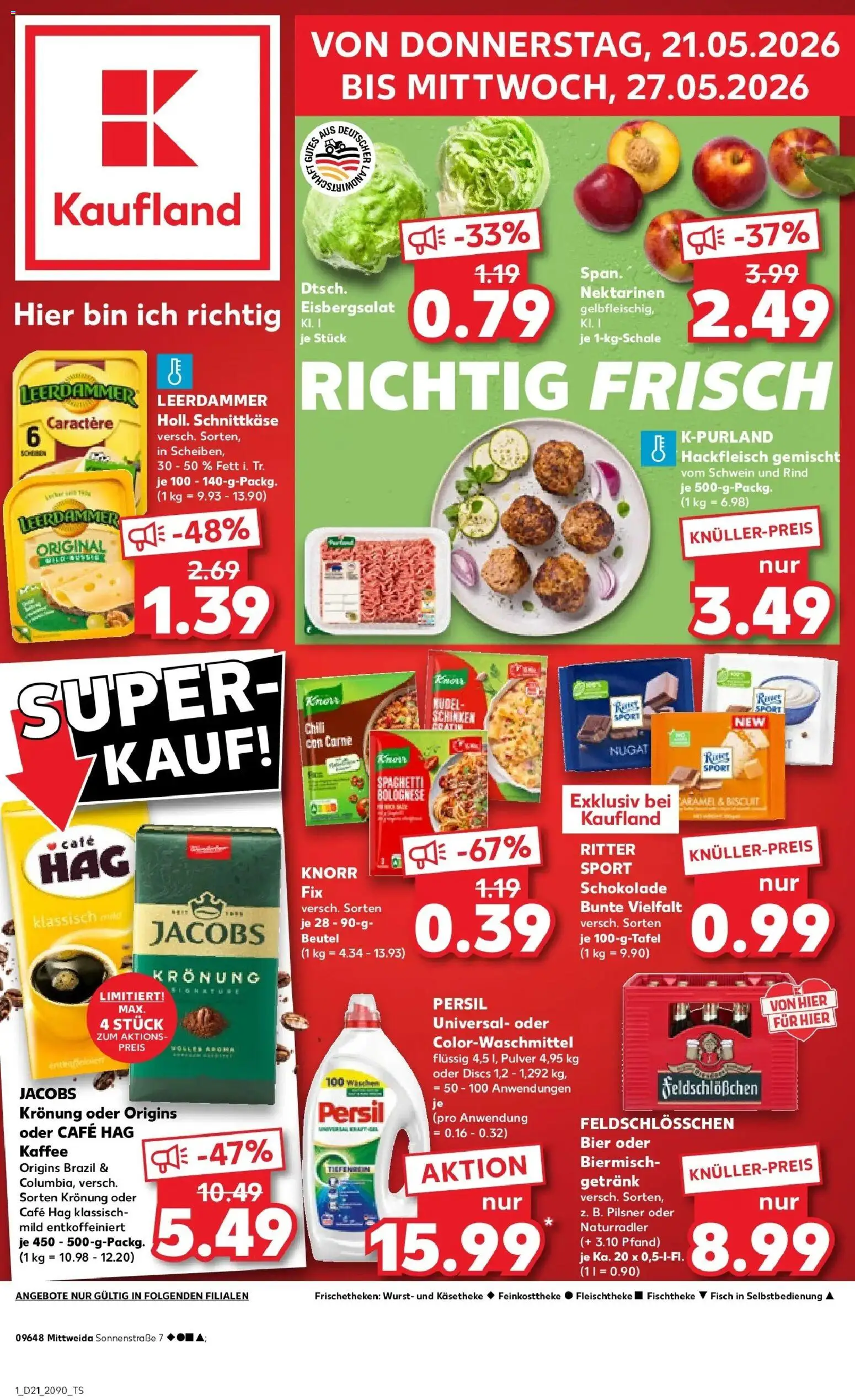 Vorschau von dem Prospekt des Geschäftes Kaufland, gültig ab dem 21.05.2026