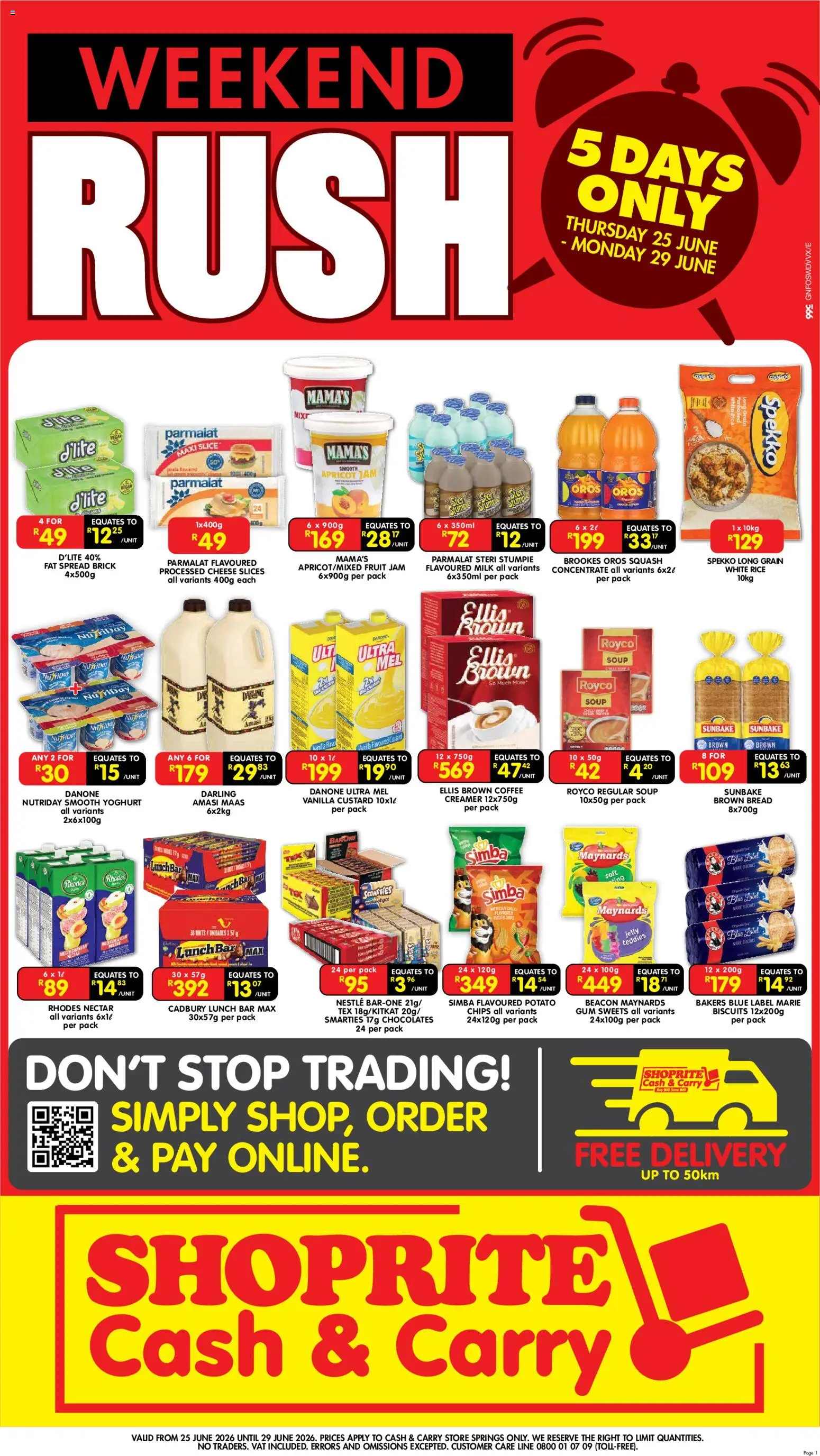 Preview of Shoprite flyer valid from 25/06/2026