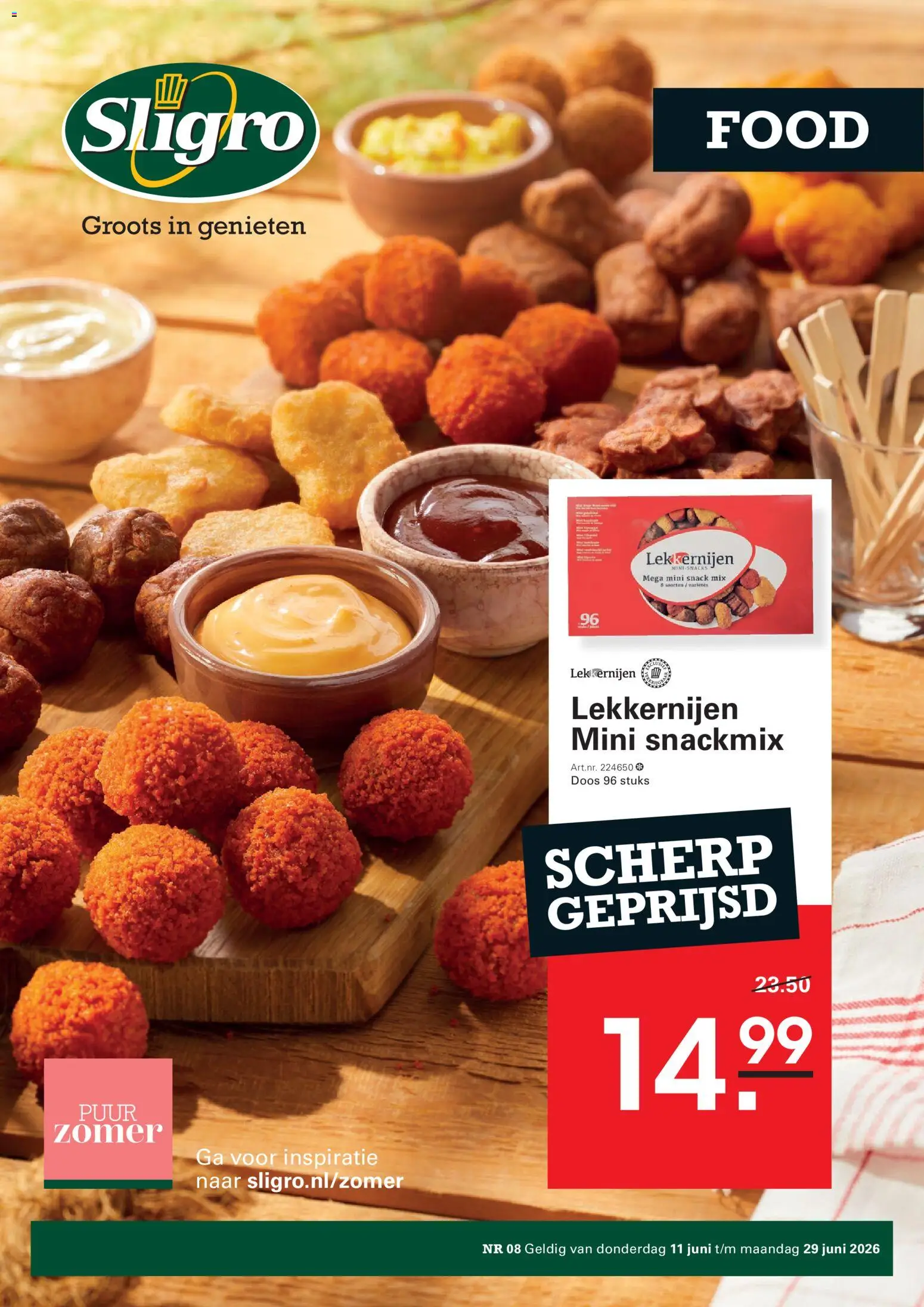 Voorbeeld van Sligro folder van winkel Sligro geldig vanaf 11-06-2026