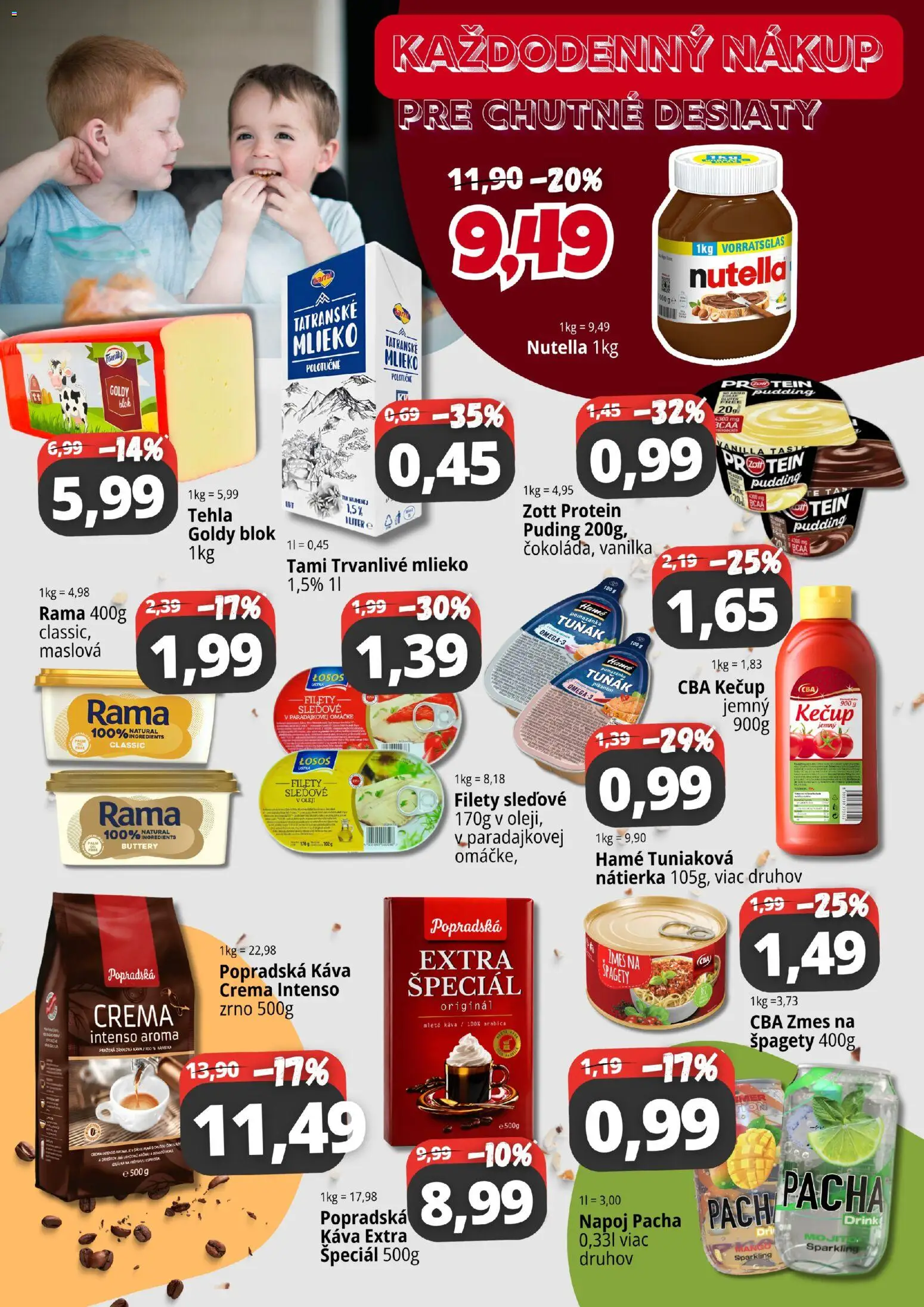 Náhľad CBA Komfos letáku platného od 01.09.2026