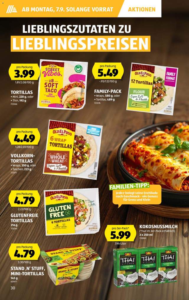 Neue Aldi Aktionen ab 03.09.