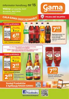 Pogląd gazetki "Gama gazetka" ze sklepu Gama ważnej od 16.07.2026