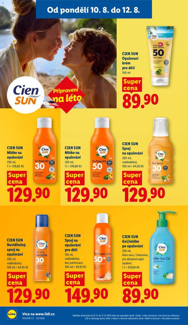 Nový Lidl leták od 10.08.