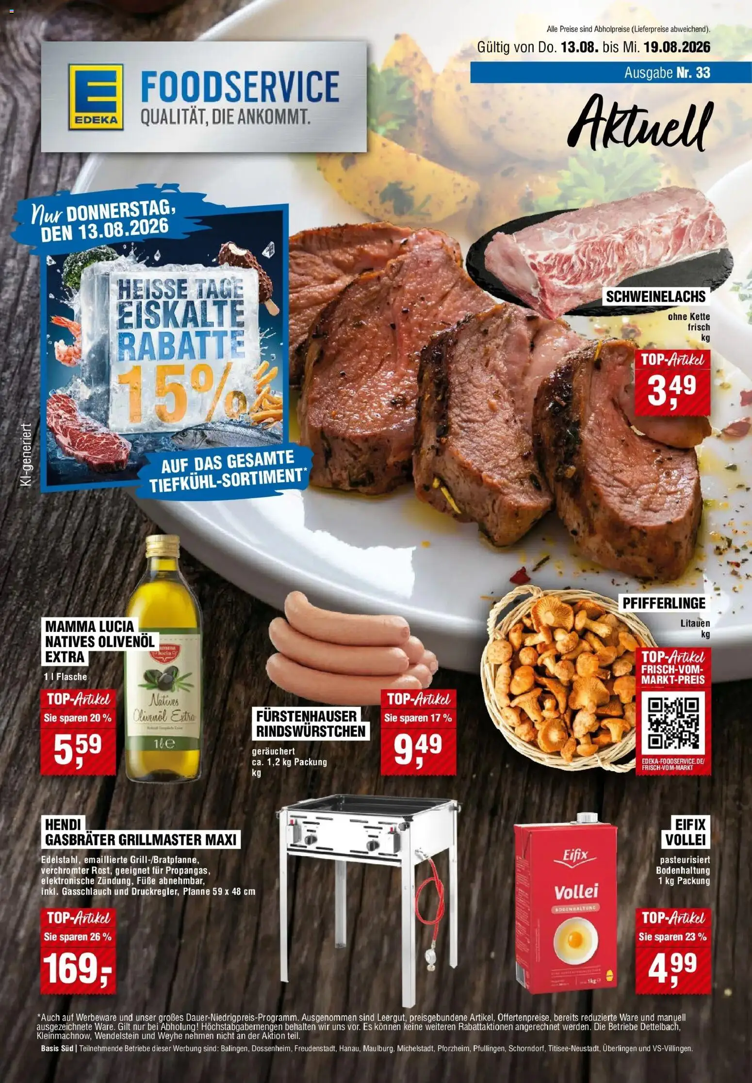 Vorschau von dem Prospekt des Geschäftes Edeka, gültig ab dem 13.08.2026