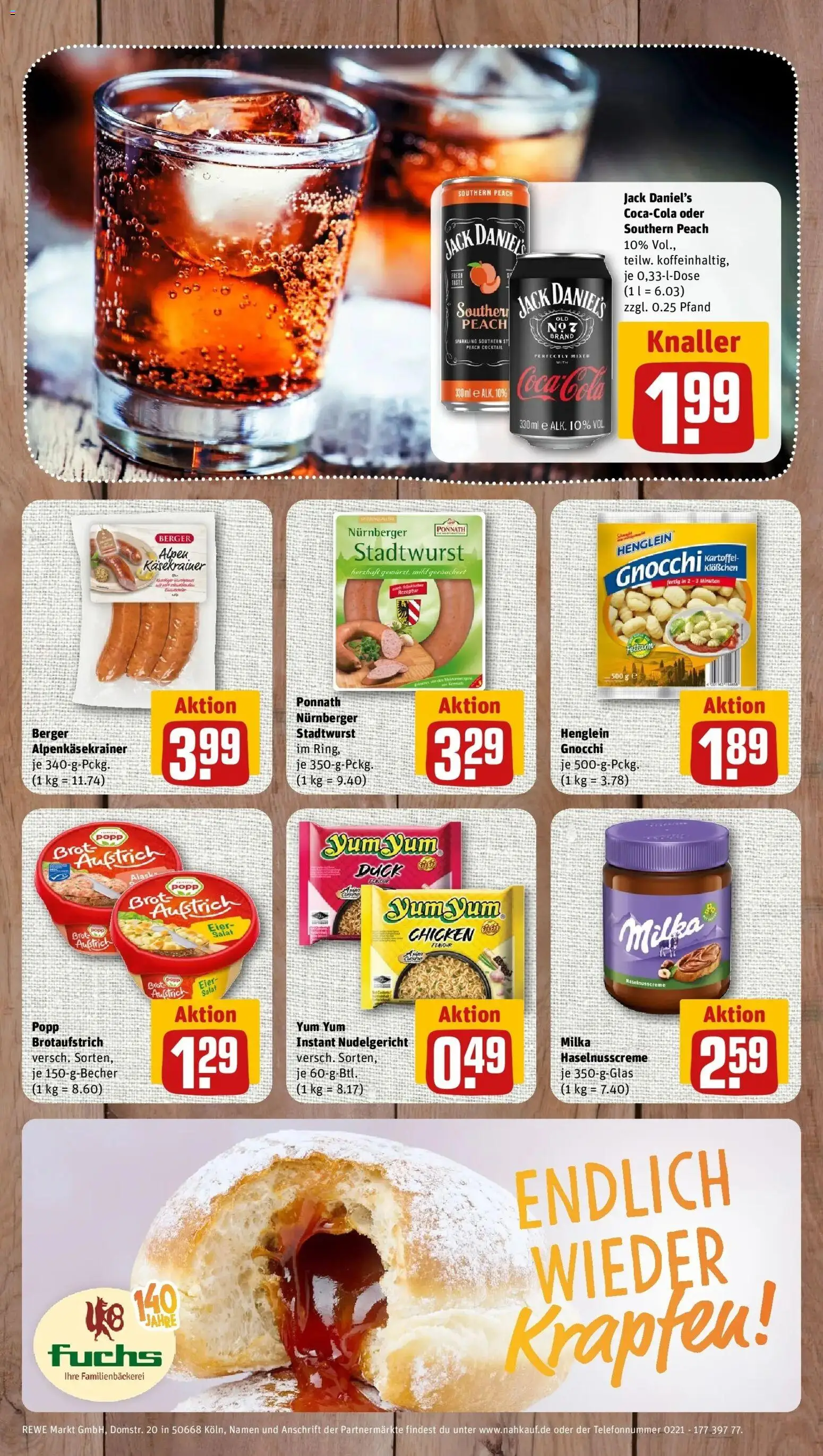 Vorschau von dem Prospekt des Geschäftes Rewe, gültig ab dem 26.10.2026