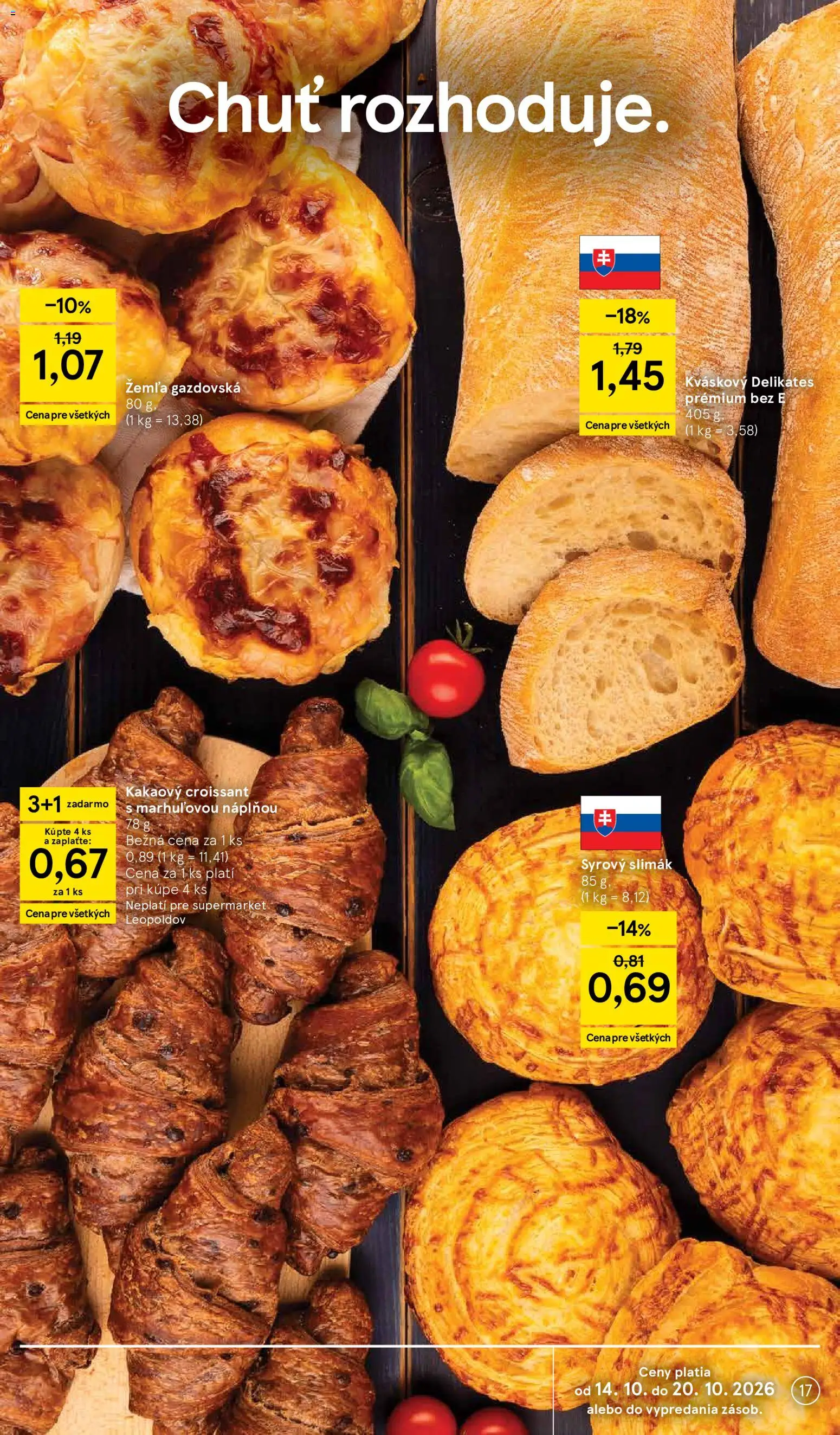 Náhľad Tesco letáku platného od 14.10.2026