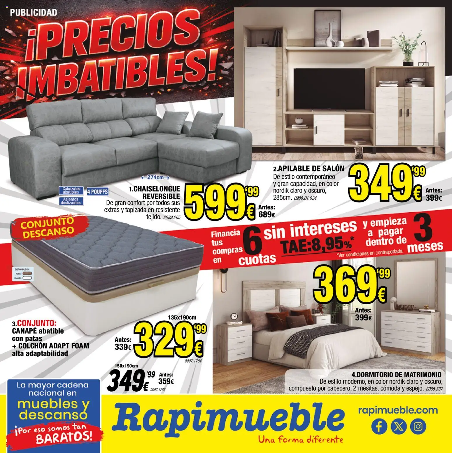 Vista previa del folleto de la tienda Rapimueble válido desde el 11/05/2026 