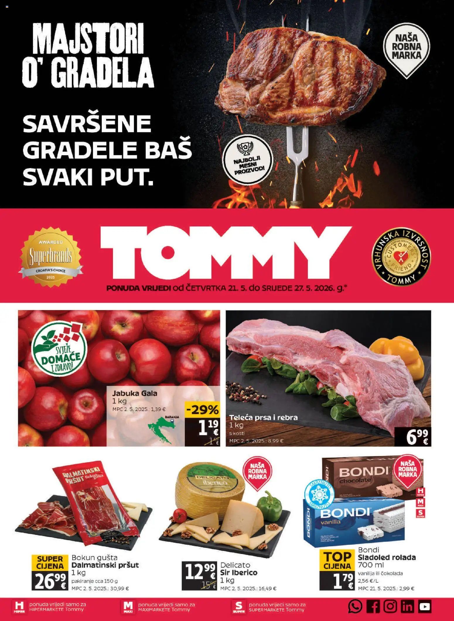 Pregled letka Tommy Katalog trgovine Tommy vrijedi od 21.05.2026
