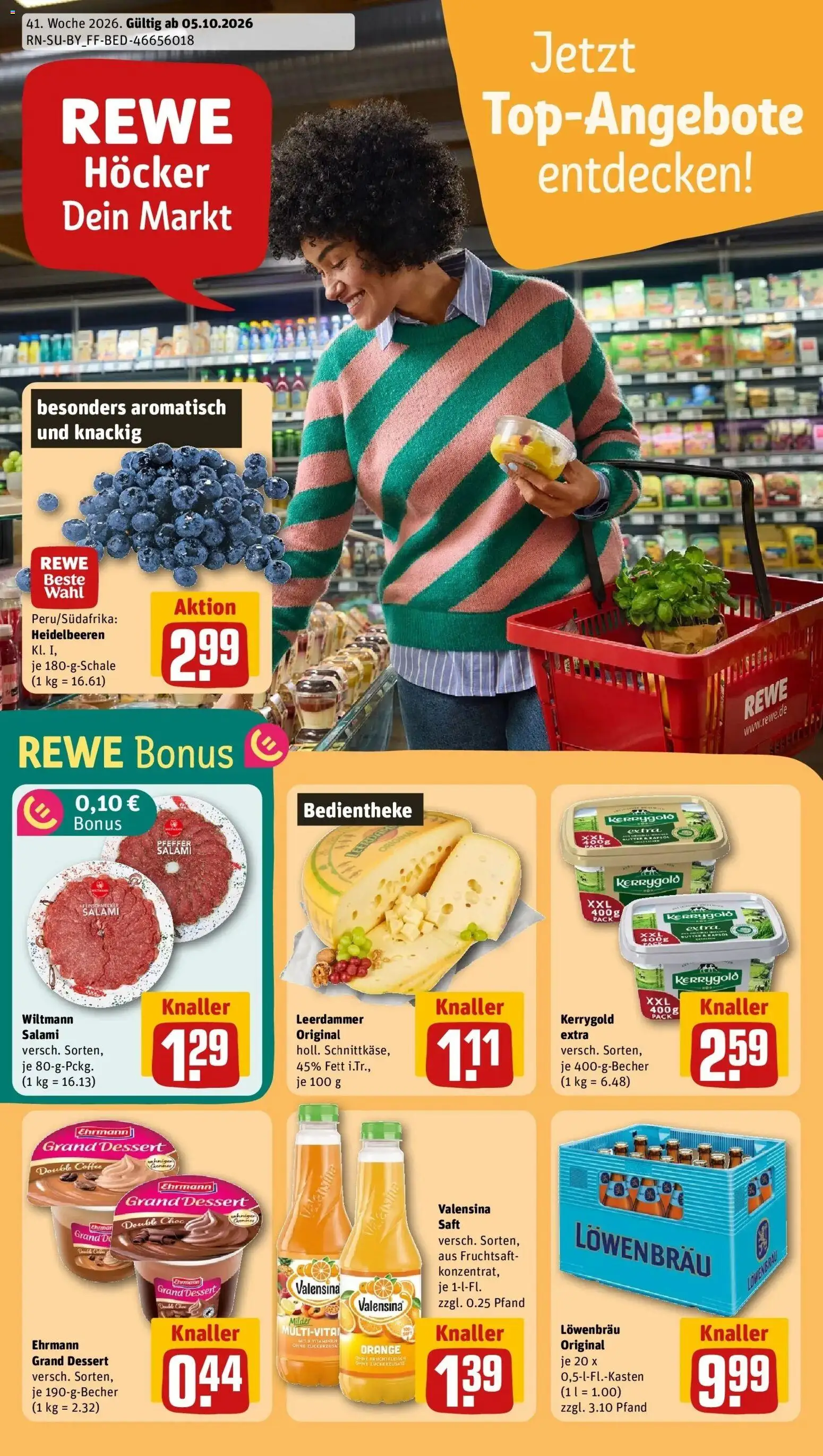 Vorschau von dem Prospekt des Geschäftes Rewe, gültig ab dem 05.10.2026