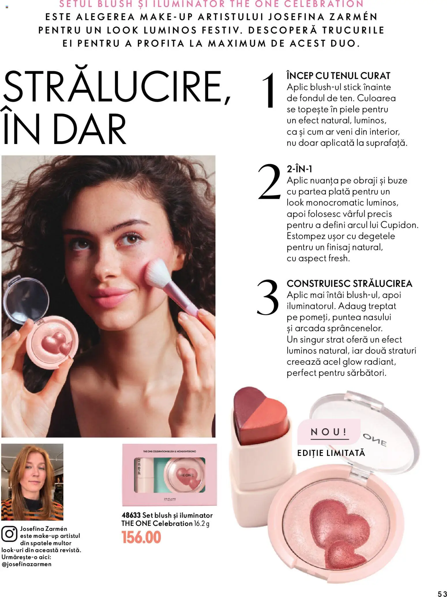 Previzualizarea de cataloage: Oriflame Oriflame Catalog 15 2026 valabil de la 11.11.2026 - Blush, Iluminator, Finisaj