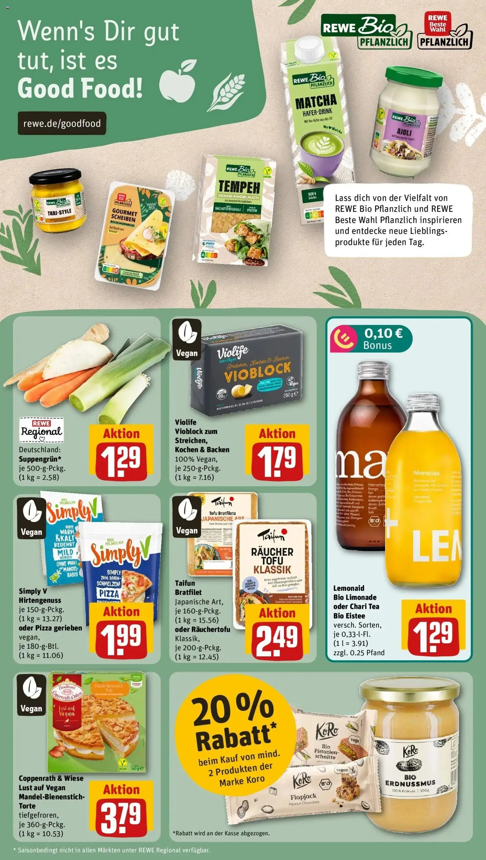 Vorschau von dem Prospekt des Geschäftes Rewe, gültig ab dem 19.10.2026
