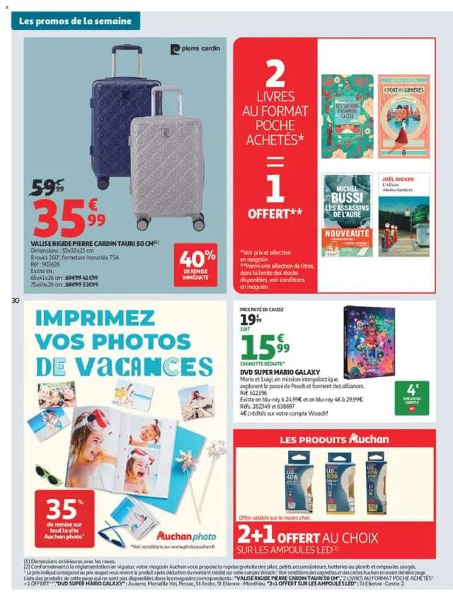 Nouveau catalogue Auchan à partir du 11/08