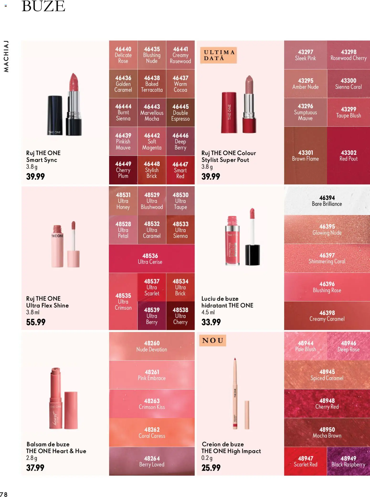 Previzualizarea de cataloage: Oriflame Oriflame Catalog 15 2026 valabil de la 11.11.2026 - Black, Machiaj, Blush, Ruj, Impact, Balsam de buze, Luciu de buze, Balsam