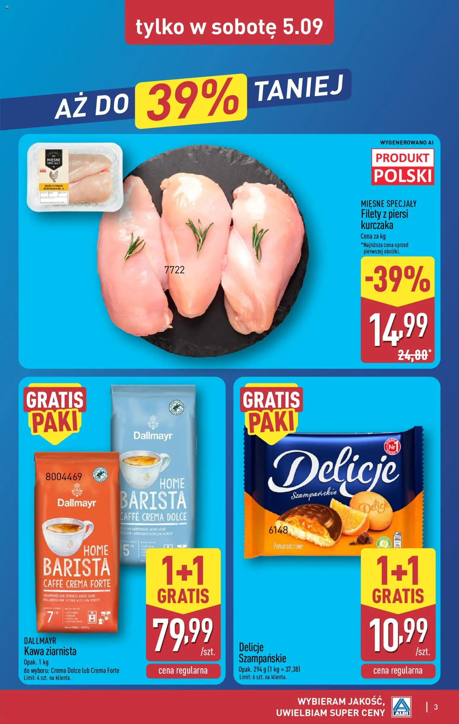 Pogląd gazetki "Aldi gazetka - Oferta weekendowa" ze sklepu Aldi ważnej od 03.09.2026