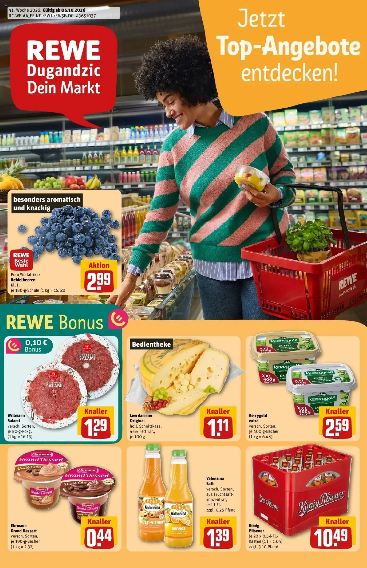 Vorschau von dem Prospekt des Geschäftes Rewe, gültig ab dem 05.10.2026