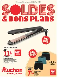 Prévisualisation de Auchan - Soldes d'été du magasin Auchan formulaire valide 24/06/2026