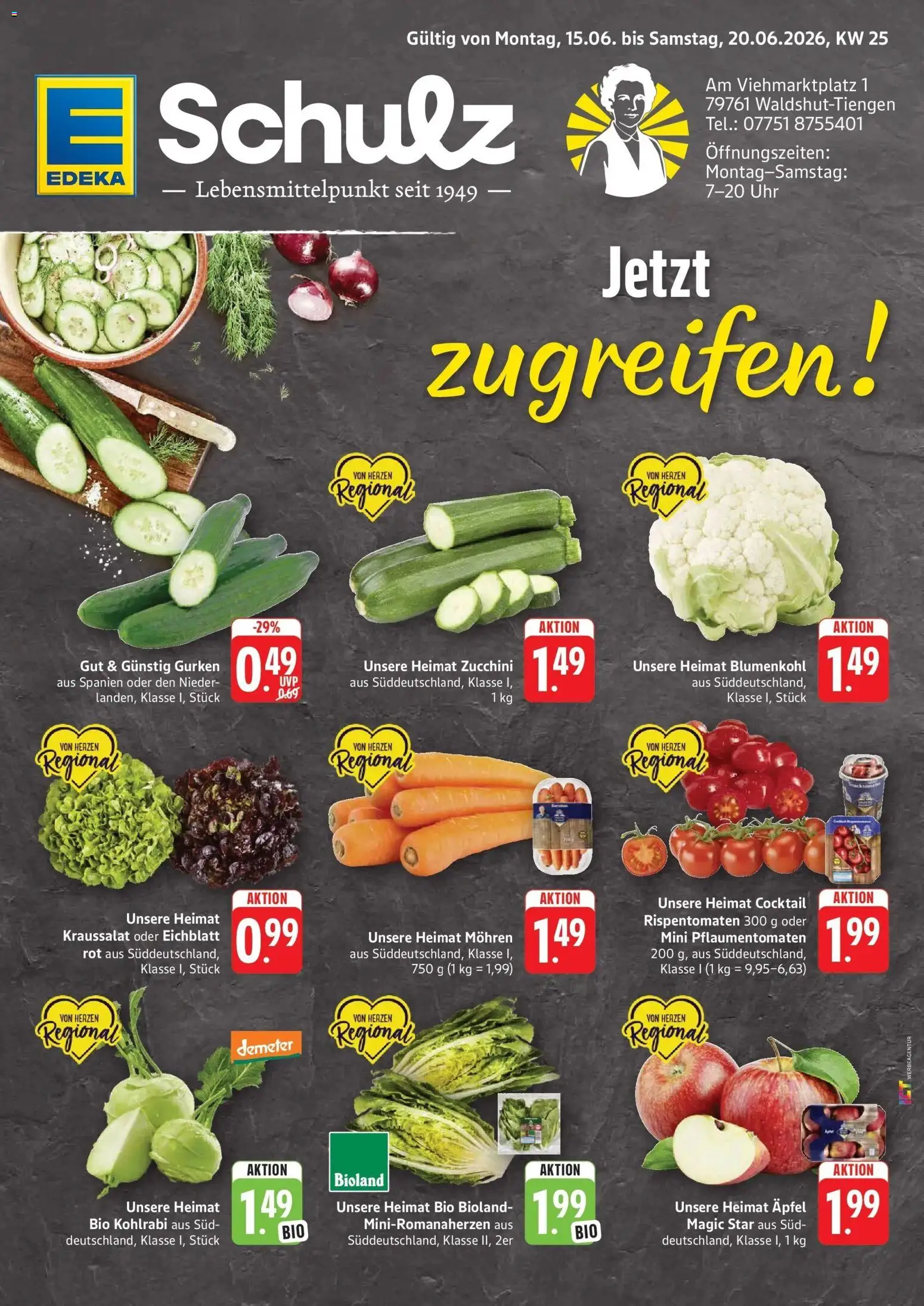 Vorschau von dem Prospekt des Geschäftes Edeka, gültig ab dem 14.06.2026
