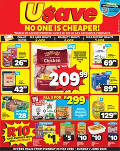 Preview of Usave flyer valid from 25/05/2026