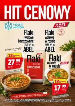 Pogląd gazetki "Prim Market promocja - Flaki Wołowe Abel" ze sklepu Prim Market ważnej od 28.05.2026