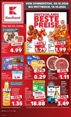 Vorschau von dem Prospekt des Geschäftes Kaufland, gültig ab dem 08.10.2026