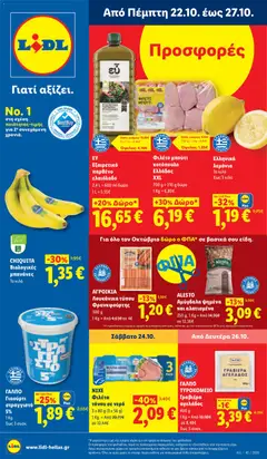 Preview of leaflet Lidl - Προσφορές from shop Lidl valid from 22/10/2026
