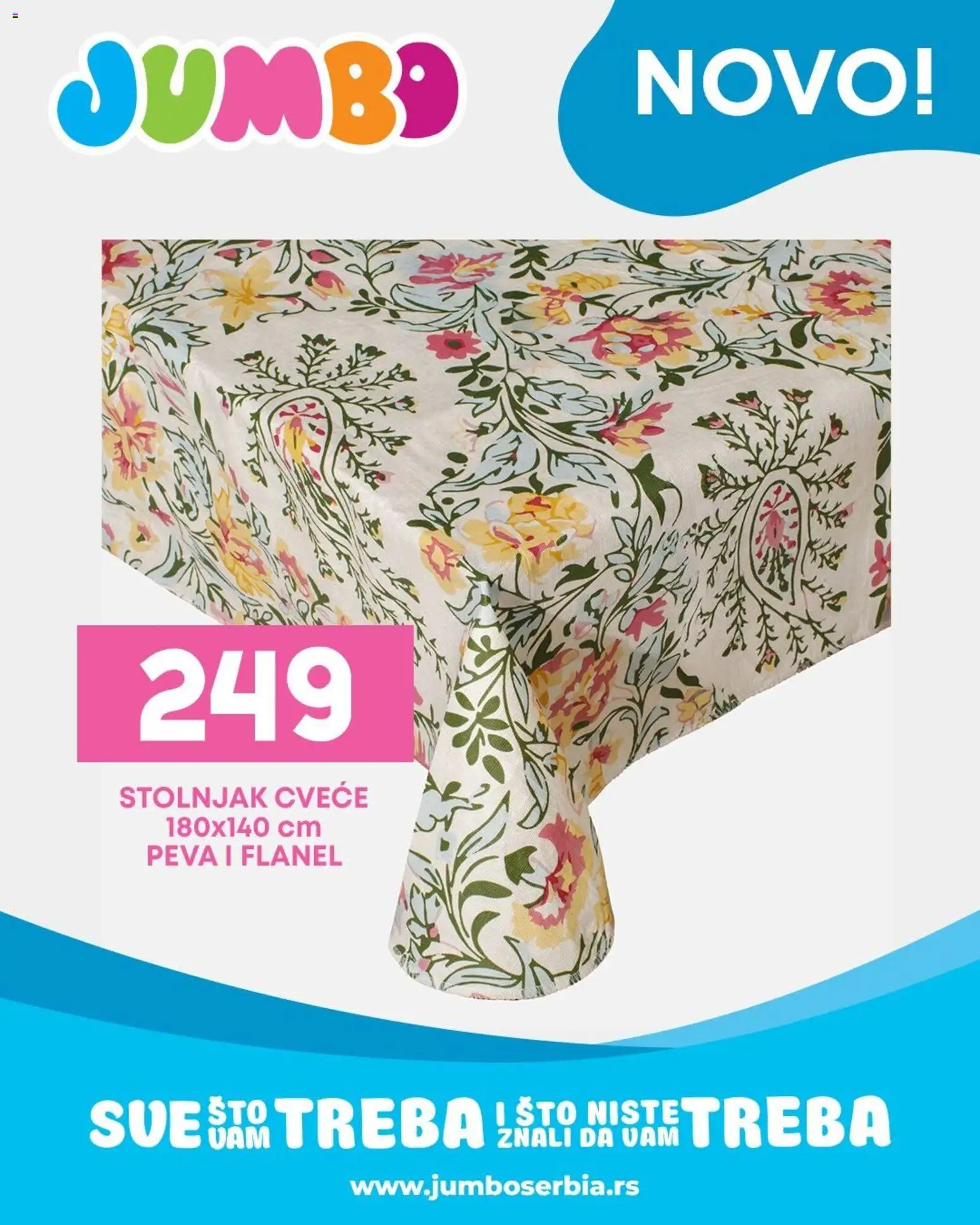 Pregled JUMBO kataloga - važi od 08.06.2026 - Cvece, Sto, Stolnjak