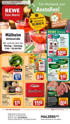 Vorschau von dem Prospekt des Geschäftes Rewe, gültig ab dem 14.06.2026