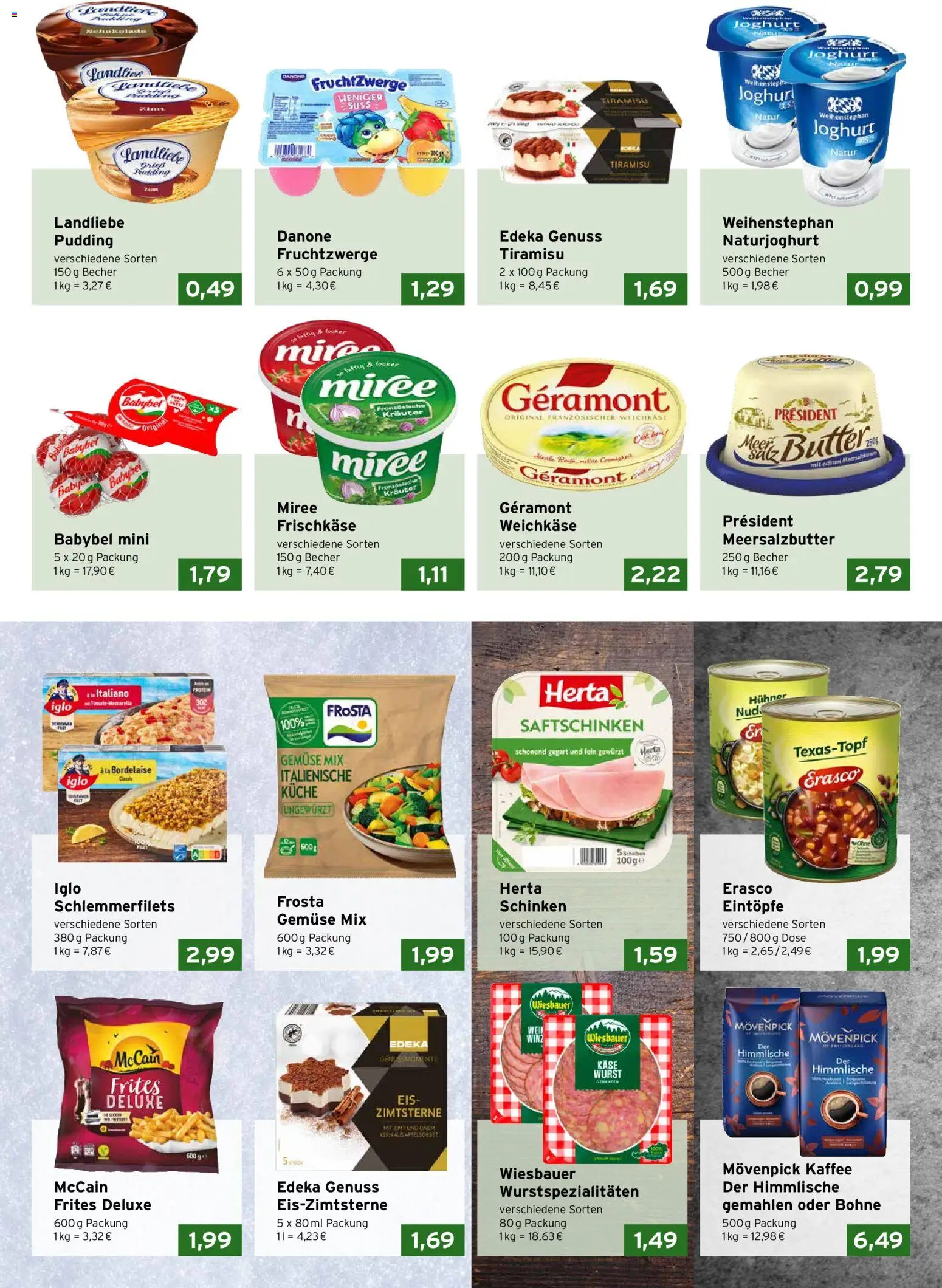 Vorschau von dem Prospekt des Geschäftes CAP Markt, gültig ab dem 02.11.2026 - Kaffee, Küche, Joghurt, Gemüse, Schinken, Iglo, Geramont, Erasco
