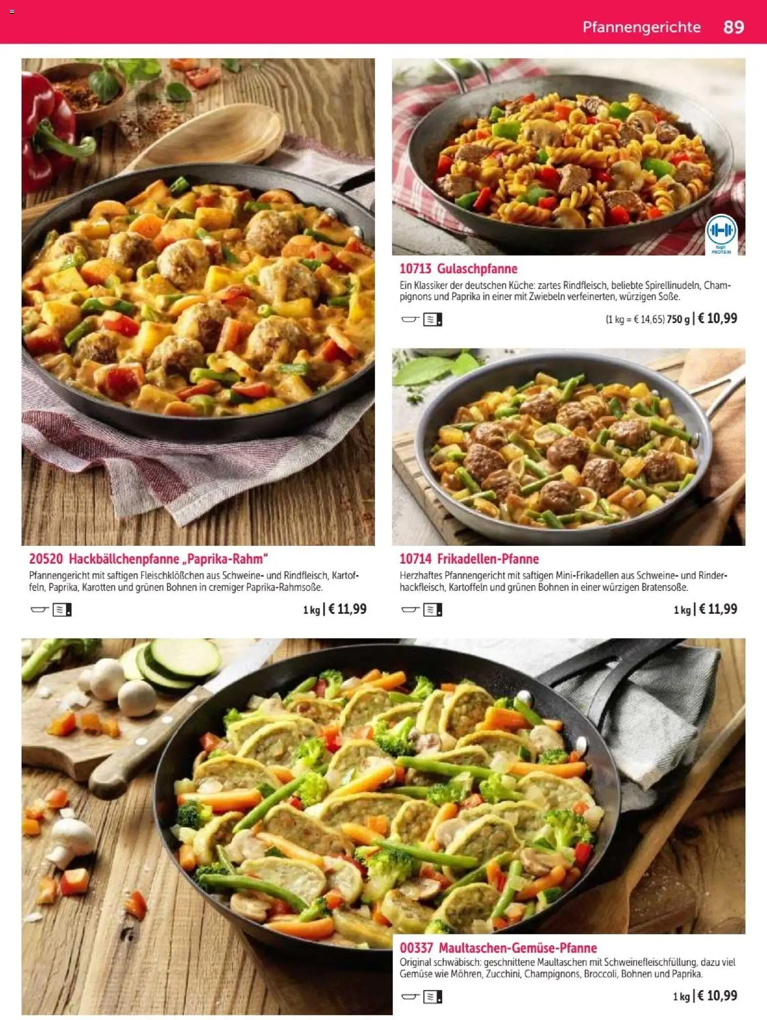 Vorschau von dem Prospekt des Geschäftes Bofrost, gültig ab dem 07.09.2026 - Küche, Gemüse, Maultaschen, Paprika, Kartoffeln, Zwiebeln