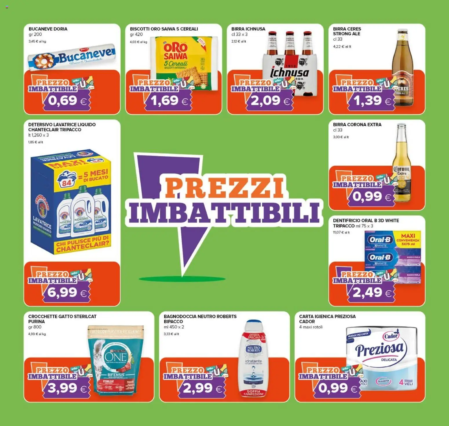 Anteprima dell'opuscolo Tigre volantino Tutto Nuovo Roma dal negozio Tigre valido da 22/10/2026 - Mango, Lavatrice, Birra, Ceres, Dentifricio, Crocchette, Birra Ichnusa, Crocchette gatto