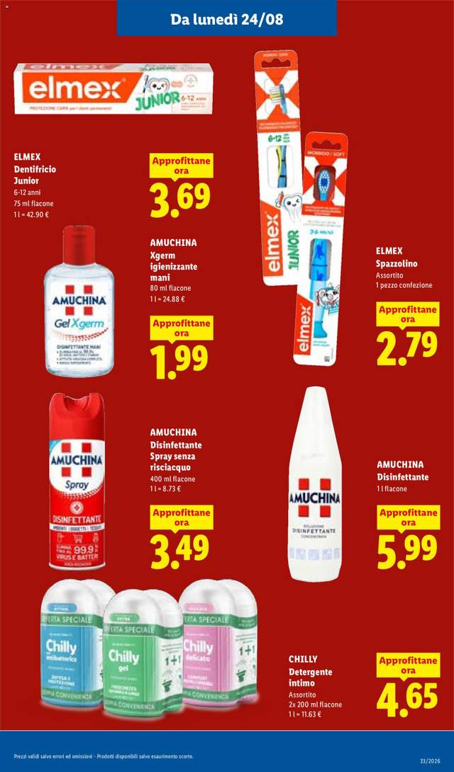 Nuovo volantino Lidl dal 20/08