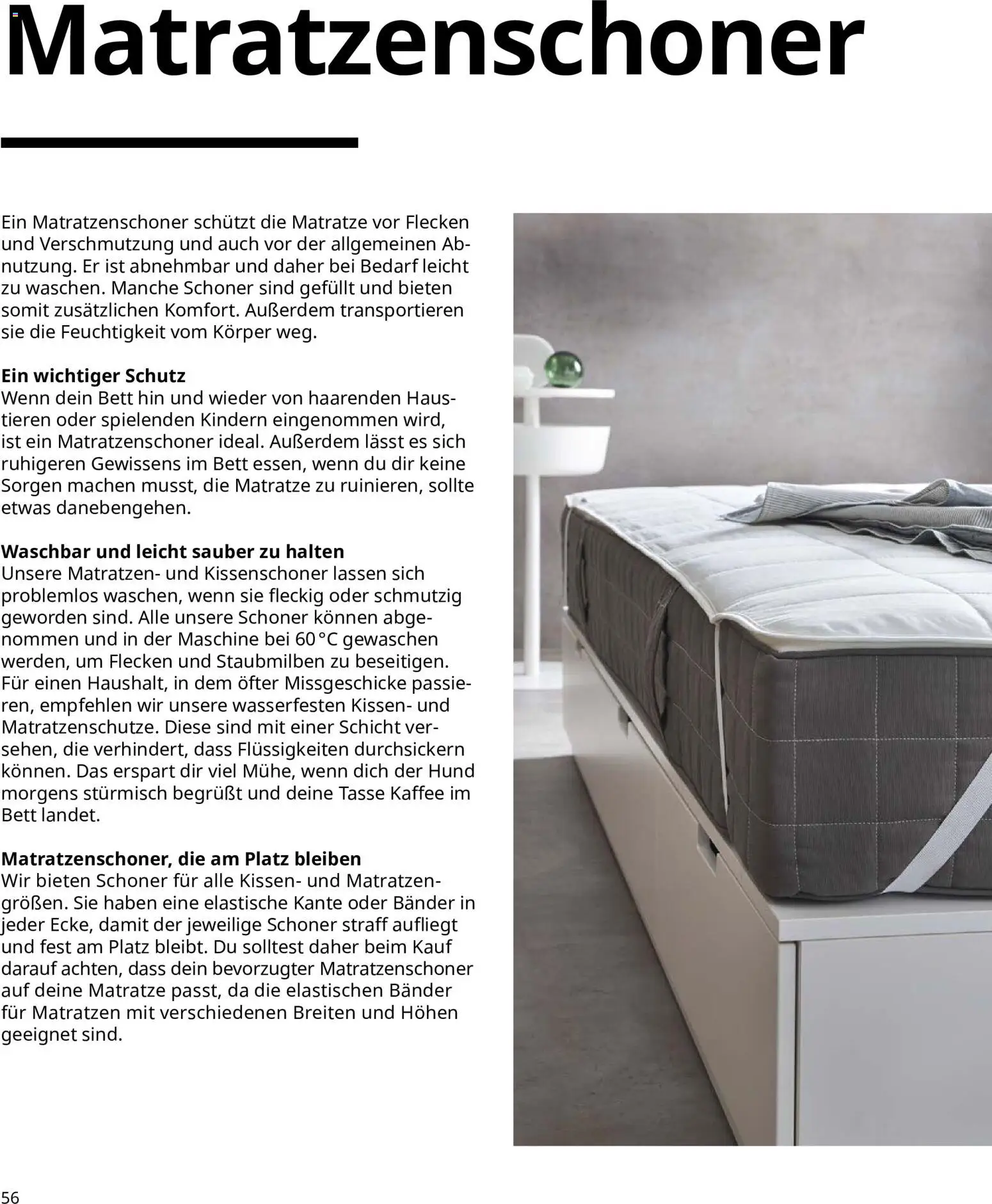 Vorschau von dem Prospekt des Geschäftes Ikea, gültig ab dem 16.09.2026 - Matratzenschoner
