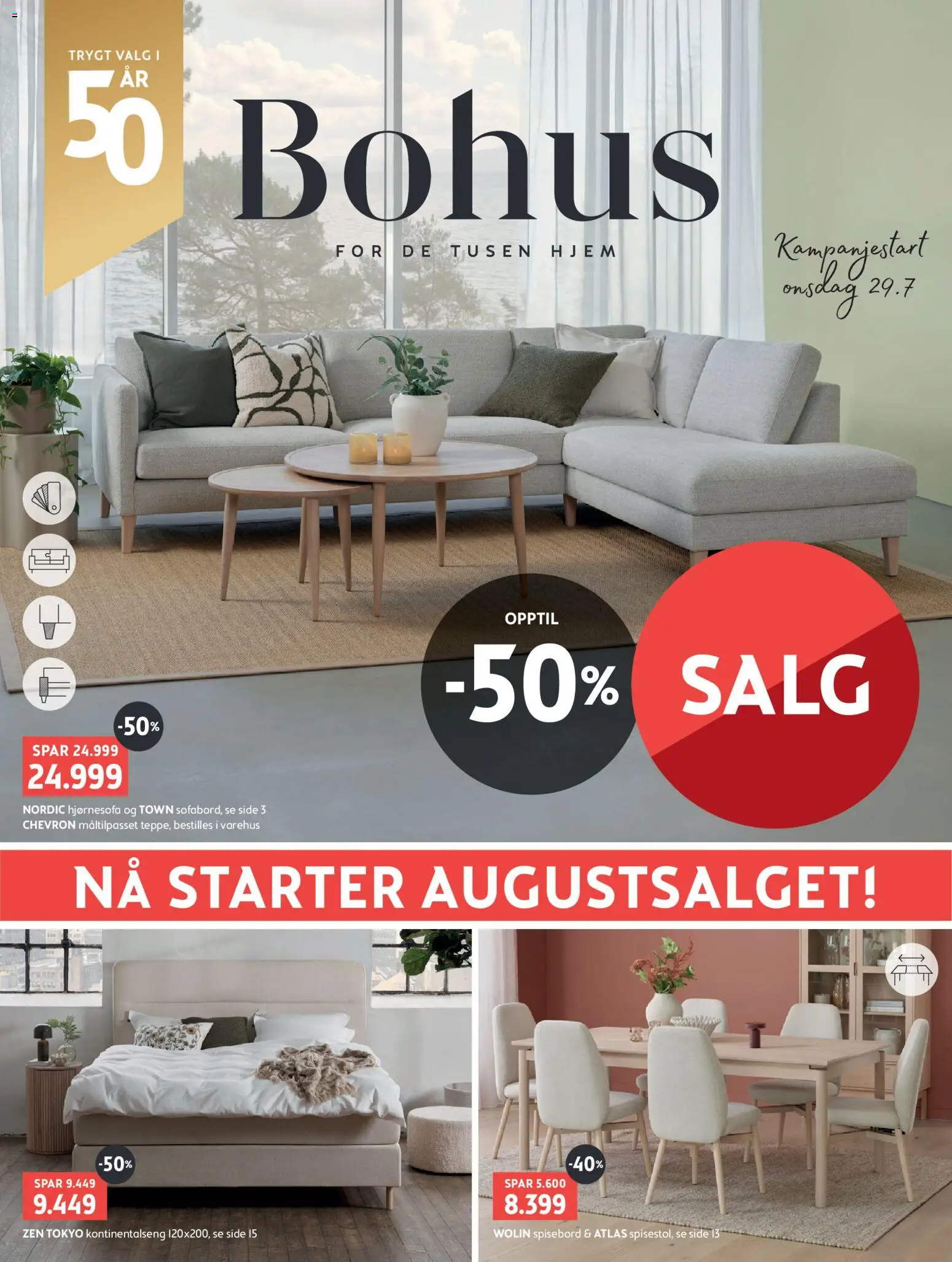Forhåndsvis Bohus kundeavis fra butikk Bohus gyldig fra 29/07/2026
