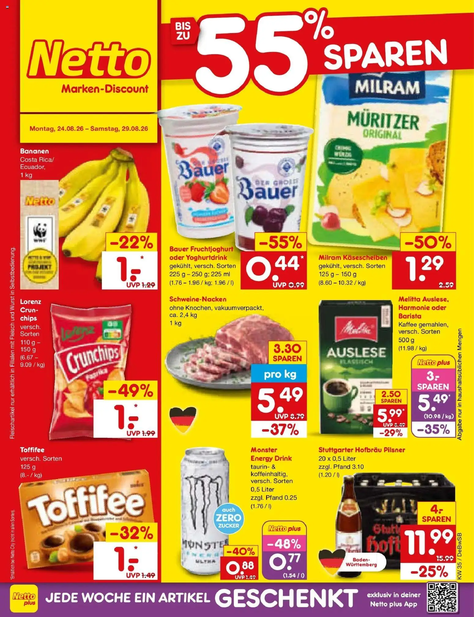 Vorschau von dem Prospekt des Geschäftes Netto Marken-Discount, gültig ab dem 24.08.2026