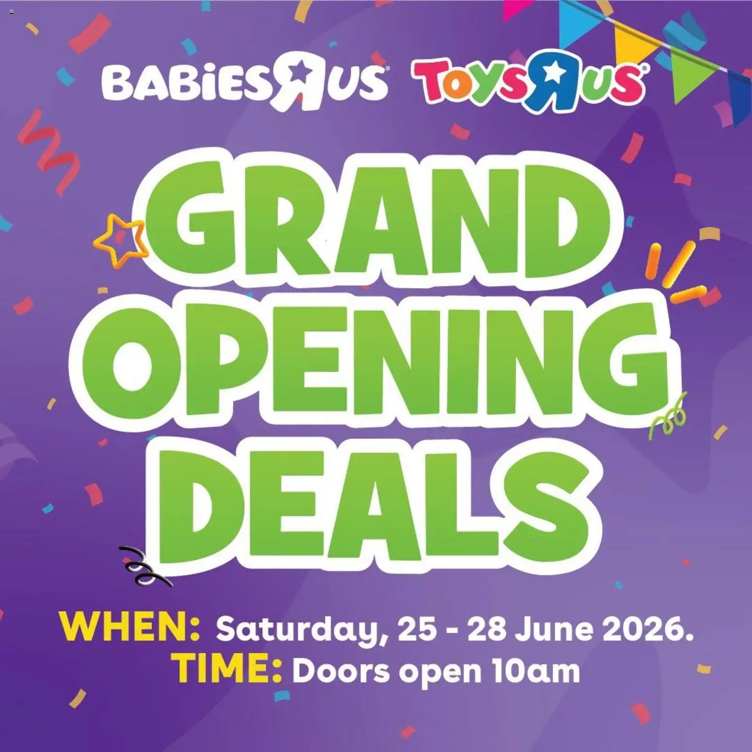 Preview of Babies R Us flyer valid from 25/06/2026