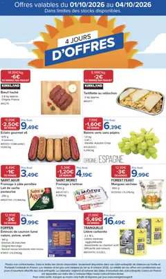 Prévisualisation de Costco 4 jours d'offres du magasin Costco formulaire valide 01/10/2026