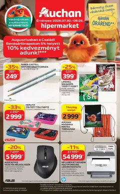 Auchan - Auchan Iskolakezdés ajánlatok megtekintése, amely érvényes 2026.07.30.-től
