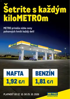 Náhľad Metro letáku platného od 22.10.2026