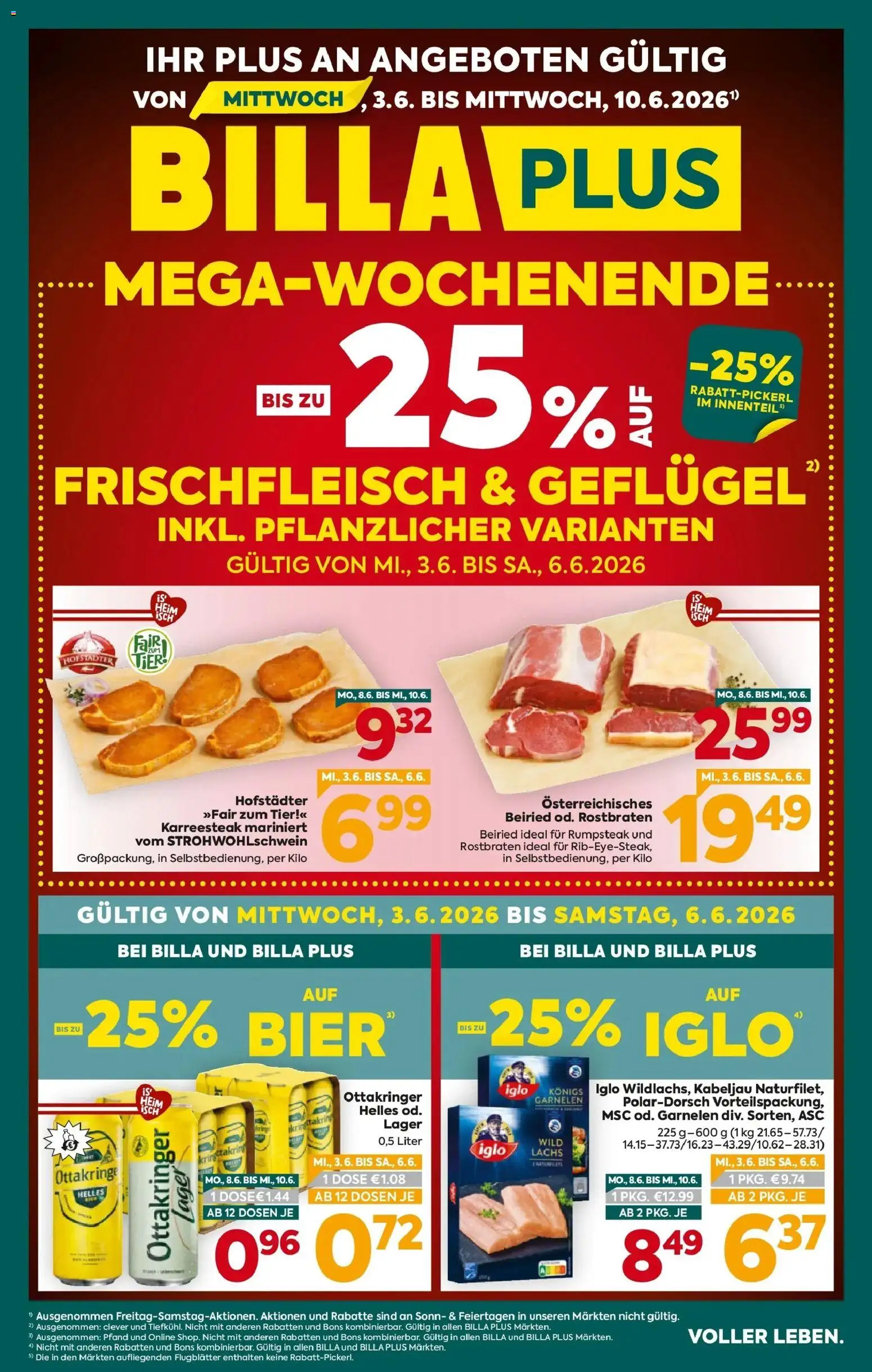 Vorschau der Angebote: Billa Plus Billa Plus Flugblatt - Wien gültig ab 03.06.2026 - Bier