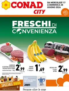 Anteprima dell'opuscolo Conad volantino City Lazio dal negozio Conad valido da 17/06/2026