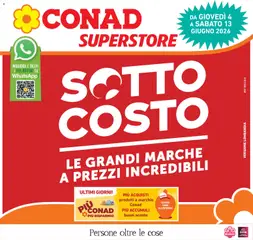Anteprima dell'opuscolo Conad volantino Superstore Lombardia dal negozio Conad valido da 04/06/2026