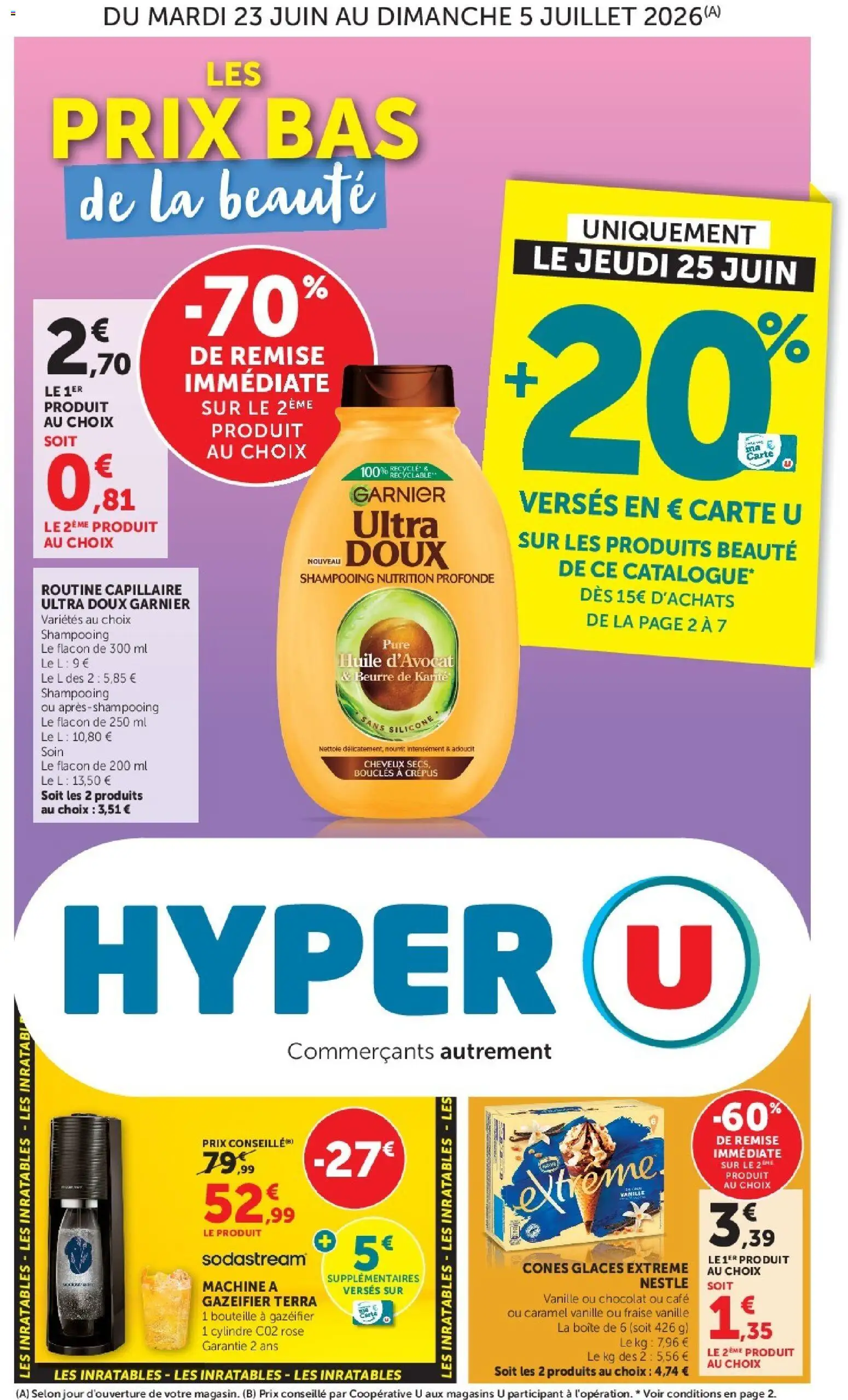 Prévisualisation de Hyper U catalogue du magasin Hyper U formulaire valide 23/06/2026