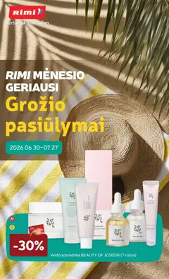 Rimi parduotuvės leidinio Rimi leidinys - Grožio pasiūlymai galiojančio nuo 2026.06.30 peržiūra