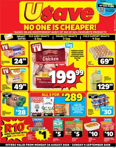 Preview of Usave flyer valid from 24/08/2026